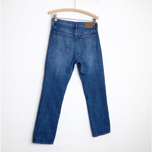 Madewell straight crop distressed jeans - Picture 4 of 14